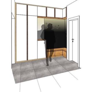 Entwurf einer Garderobe. Eiche, matt-weiße Fronten, Griffleisten aus Eiche, indirektes Licht, Polsterrückwand, Sitznische und runde Holzhaken. 

Die Garderobe in einem Haus/einer Wohnung ist der erste Eindruck. Eine Garderobe muss funktional einwandfrei sein und dabei trotzdem Wärme und Gemütlichkeit ausstrahlen.

Design
@tischlerei_b.u.h._schroeer 

#tischlereischroeerdolberg #tischlerei #innenarchitektur #möbel #sonderanfertigung #maßanfertigung #holz #wood #möbeldetail #detailliebe #carpenter #interiordesign #individuell #design #möbelhandel #unikat #garderobe #details